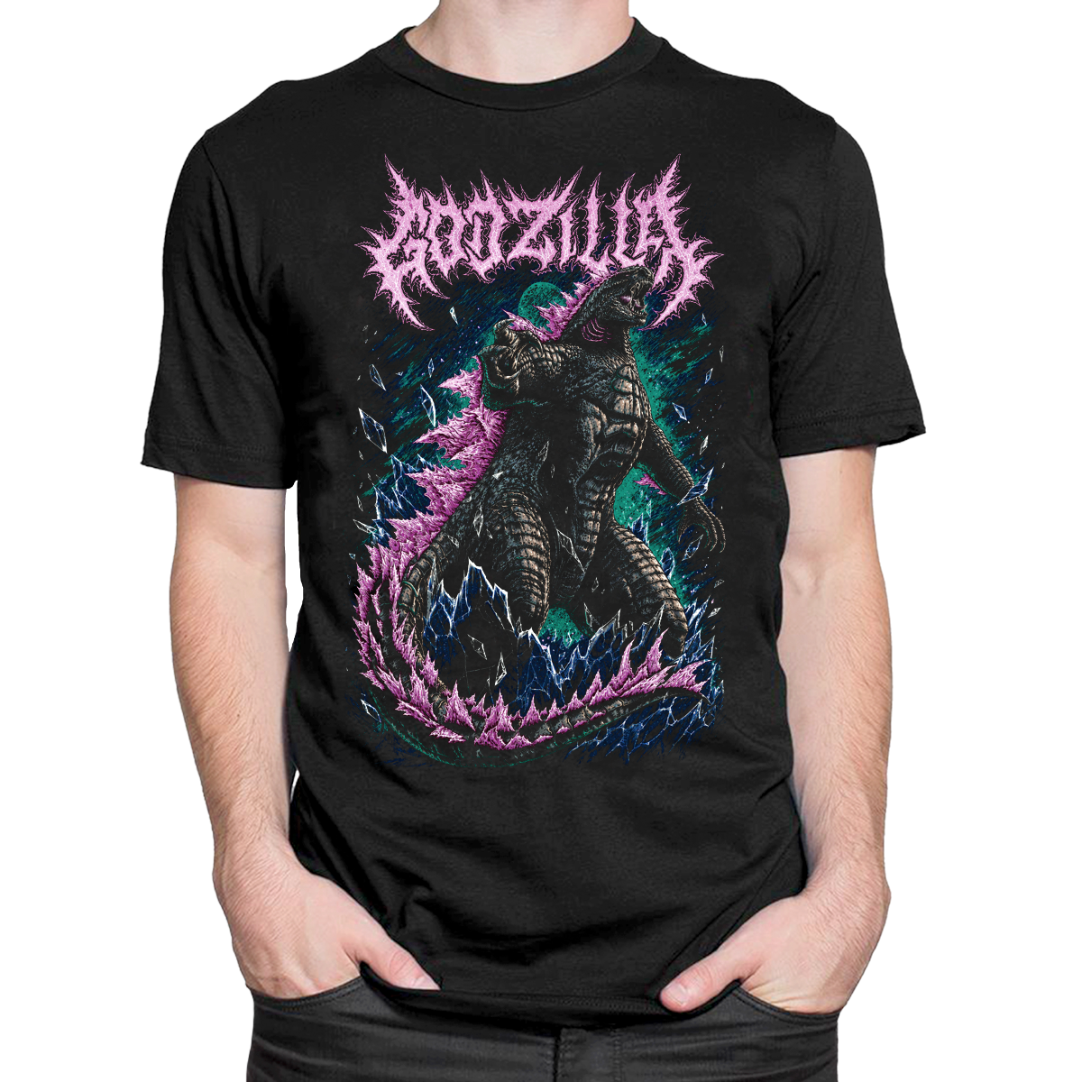 Playera Godzilla Evolved Rosa The New Empire Monsterverse