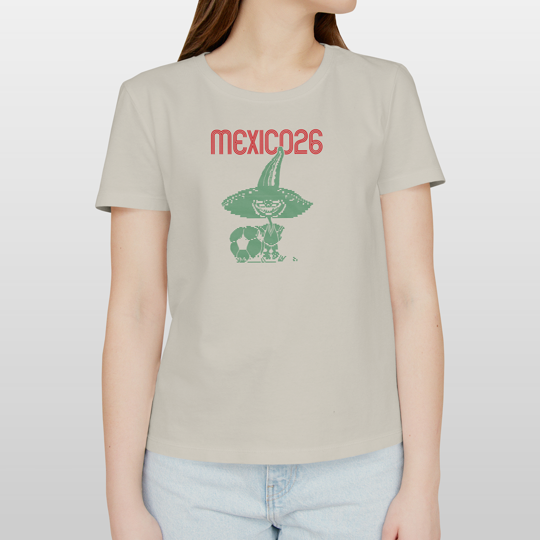 Playera México 26 – Piqué Lineal Retro