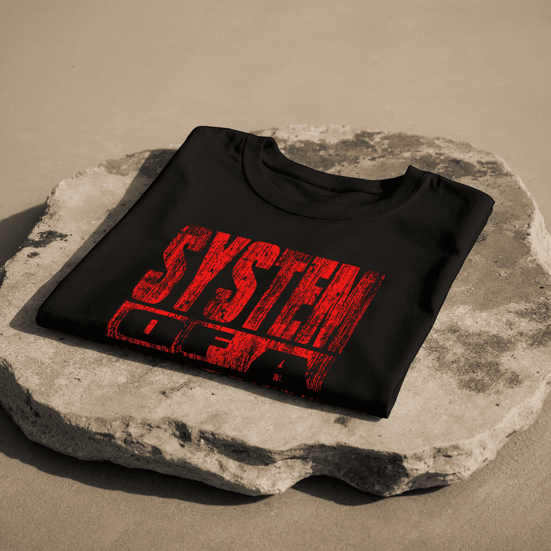Playera System Of A Down [Serigrafía Discharge]